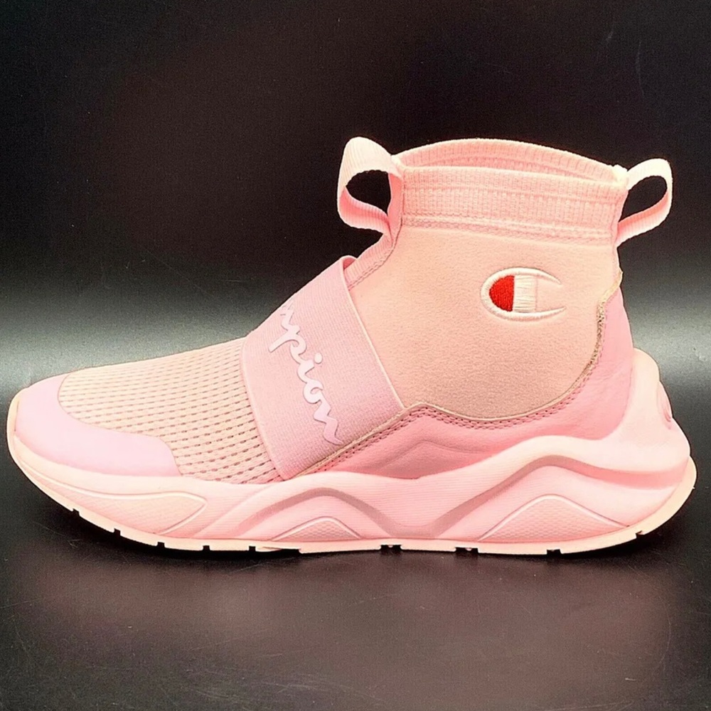 CHAMPION RALLY Lifestyle MID TOP Women's ATHLETIC Shoes PINK CANDY USA Size 6W